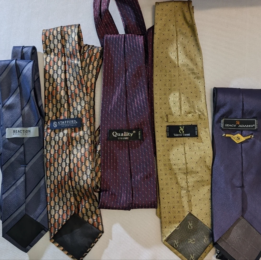 Bundle of 5 Ties Different Brands